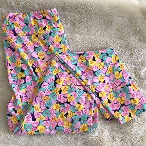 LuLaRoe TC valentines leggings